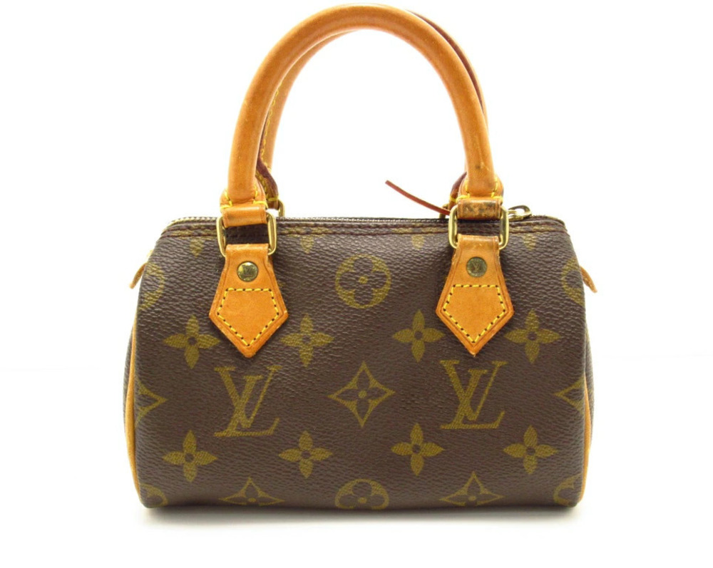 LOUIS VUITTON Bag Speedy Monogram Leather Brown